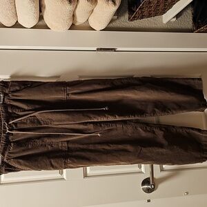 Velvet by Graham & Spencer Corduroy Bark Brown Pant Small